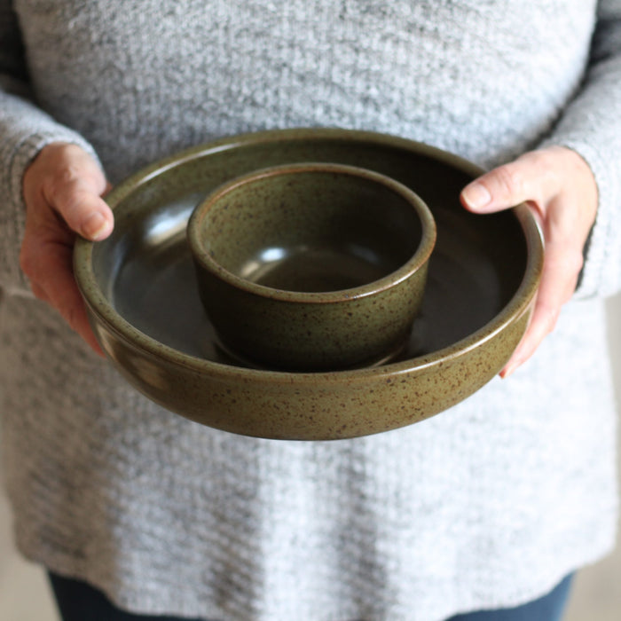 Handmade Pottery | Small Chip n' Dip Bowl image 7
