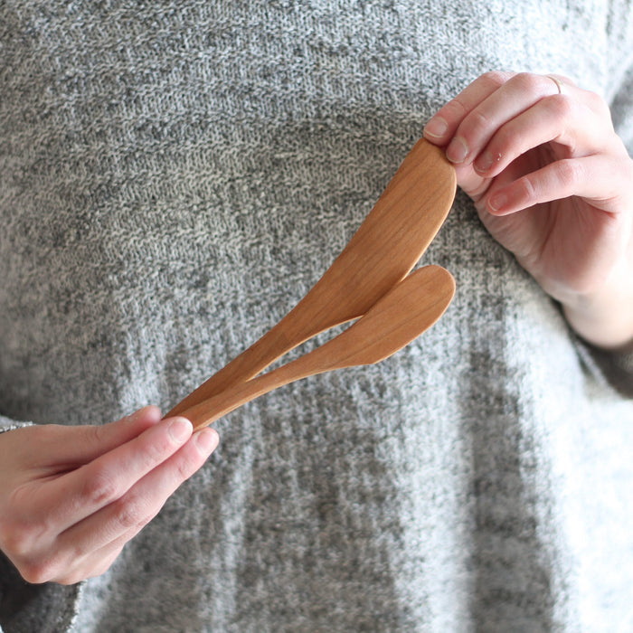 Handmade Solid Cherry Spreader | 2 Sizes image 3