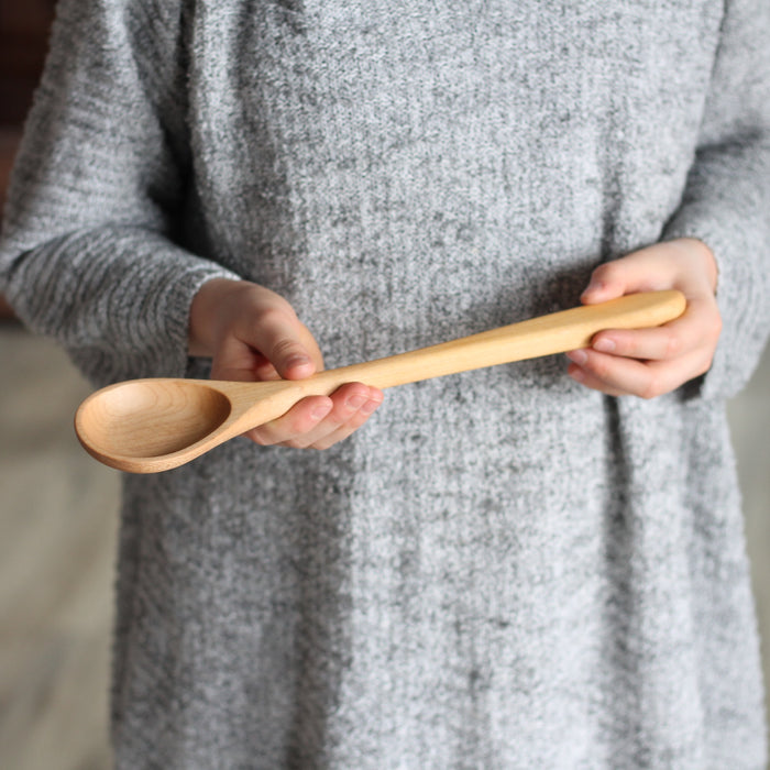 Handmade Wooden Kitchen Utensils | Round Spoon image 0