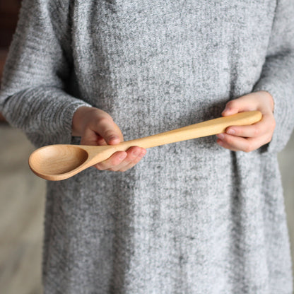 Handmade Wooden Kitchen Utensils | Round Spoon - Maple $20 image