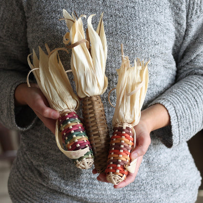Handmade Woven Corn | Fall Décor image 2