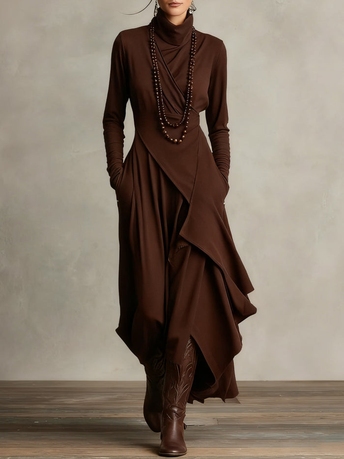 Malva | High Neck Maxi Dress