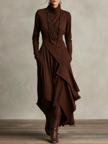Malva | High Neck Maxi Dress