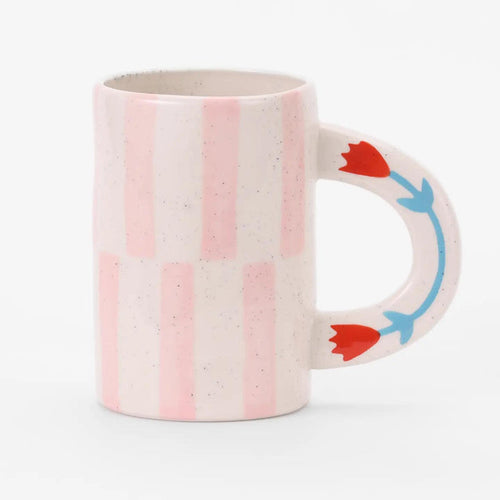 Pretty in pink coffee cup