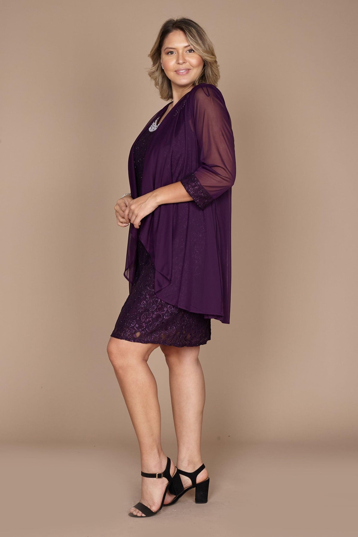 Short Jacket Mother of the Bride Dress by R&M Richards 2208