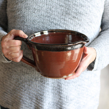 SECONDS SALE | Handmade Pottery | Large Batter Bowl image 4