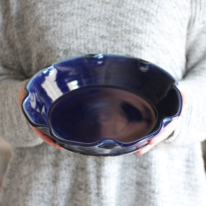 SECONDS SALE | Handmade Pottery | Large Pie Plate image 5
