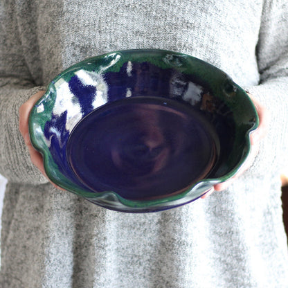 SECONDS SALE | Handmade Pottery | Large Pie Plate image 6