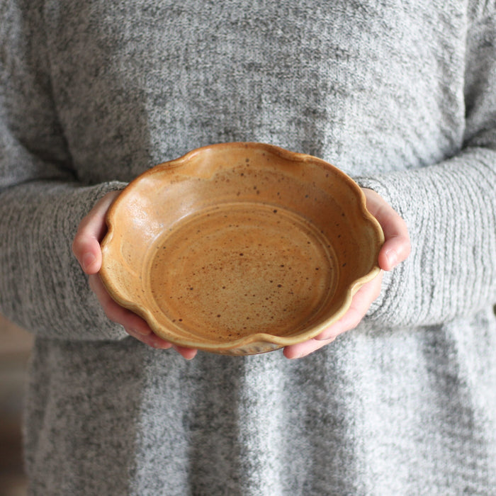 SECONDS SALE | Handmade Pottery | Small Pie Plate image 3