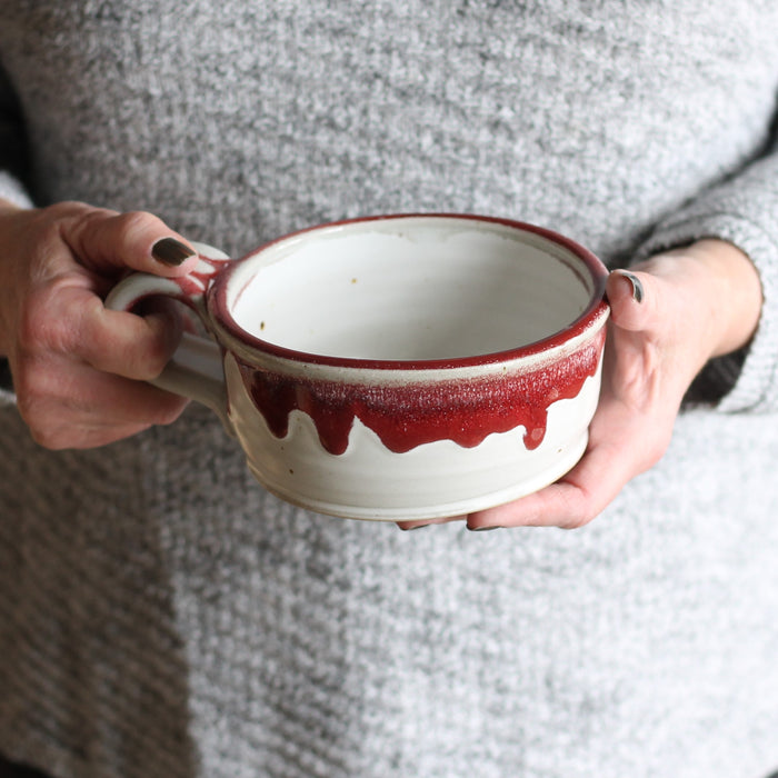 SECONDS SALE | Handmade Pottery | Soup Mug (9 colors) image 2
