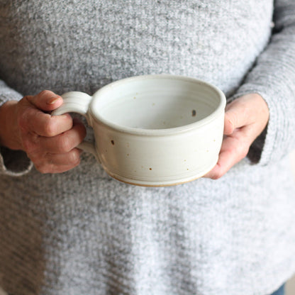 SECONDS SALE | Handmade Pottery | Soup Mug (9 colors) image 7