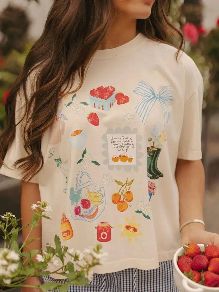 summer graphic tee