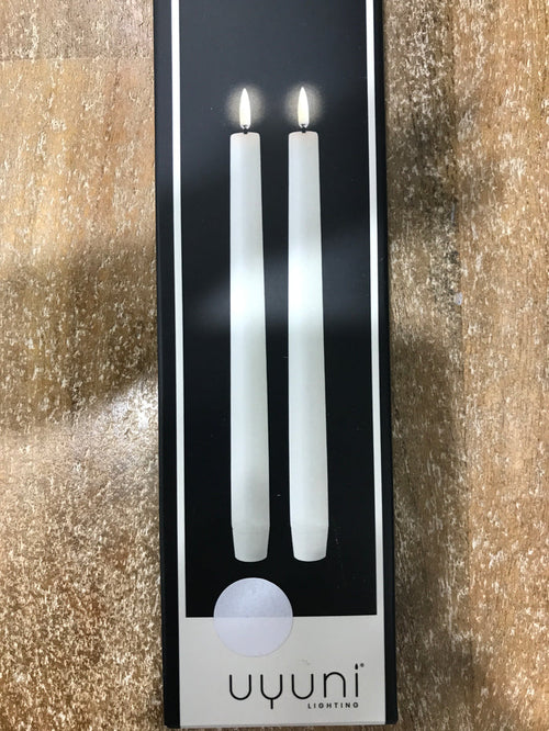 Uyuni Flameless Candle 2.3 x 25cm 2pk
