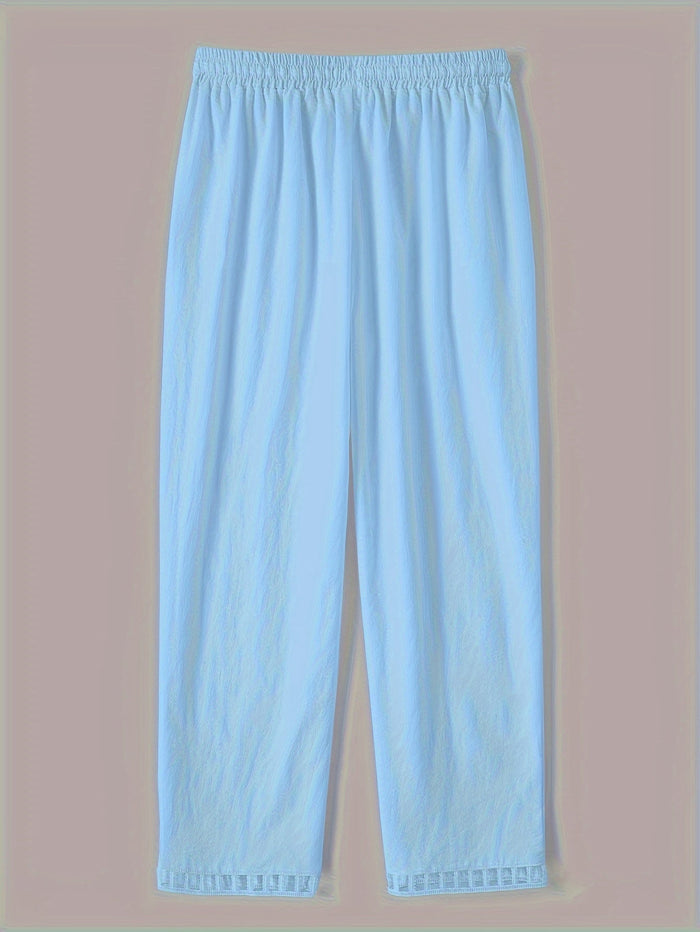 Wren – Relaxed Cropped Pants with Contrast Details