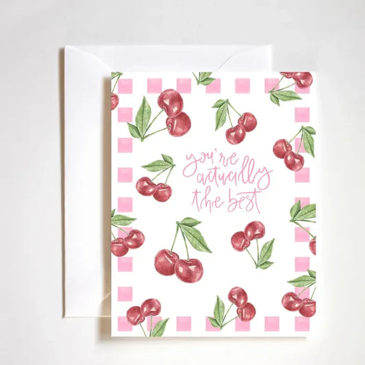 "You're Actually the Best Card" – A2 card with hand-lettered message and luxe textured paper

"Appreciation Greeting Card" – Boutique thank-you card perfect for everyday gratitude

"Simple Thank You Card" – Warm, heartfelt card with hand-painted text and white envelope